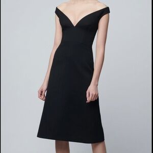 Prada black wool dress